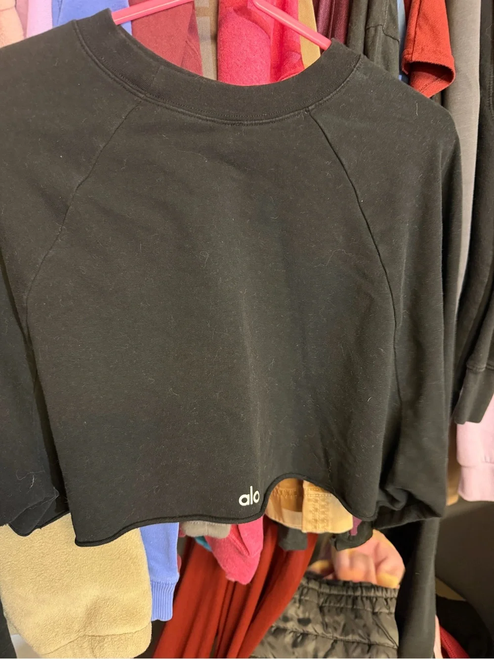 ALO Yoga cropped crewneck